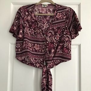 Show Me Your Mumu Tortuga Tie Top